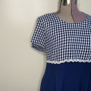Olivia Rose 90s Gingham Dress